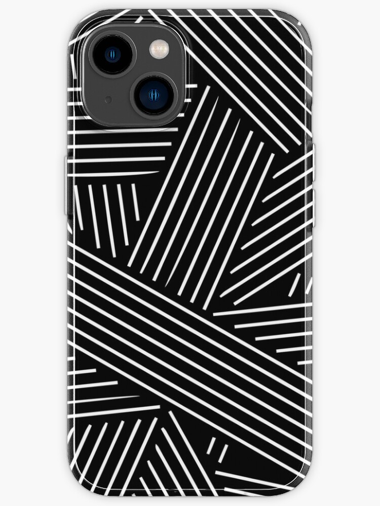 Cross Floral Houndstooth Square iPhone Case