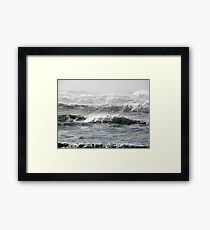 High Surf Warning 2 Framed Print