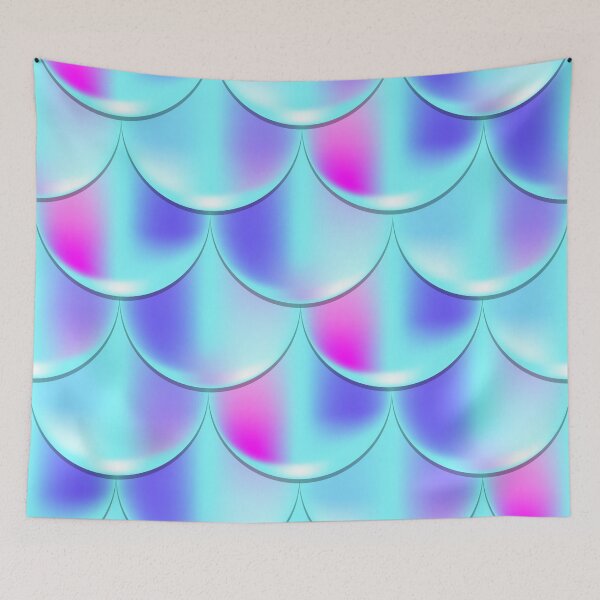 Item preview, Big Holographic Fishscale Pattern designed and sold by stylebytara.