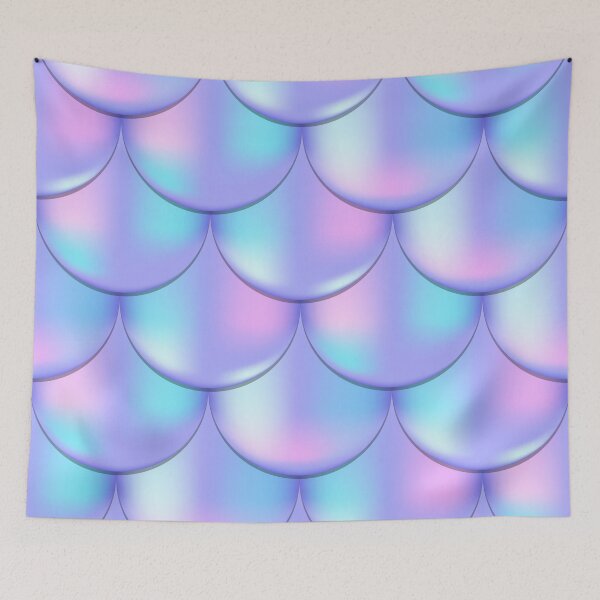 Item preview, Big Holographic Fishscale Pattern designed and sold by stylebytara.