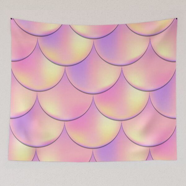 Item preview, Big Holographic Fishscale Pattern designed and sold by stylebytara.