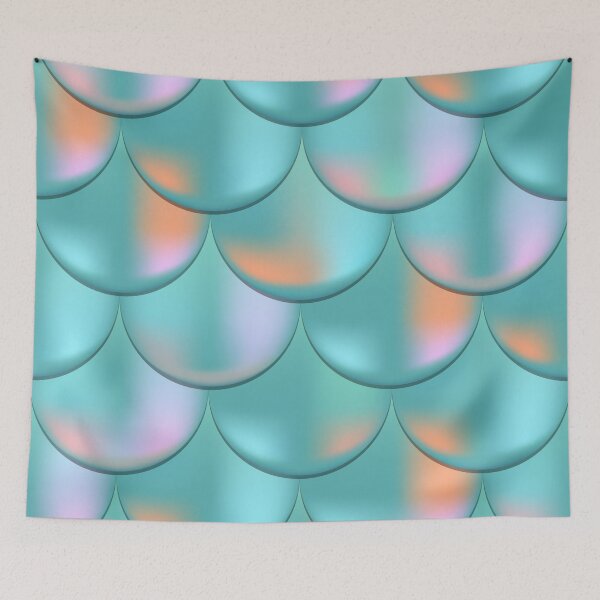 Item preview, Big Holographic Fishscale Pattern designed and sold by stylebytara.