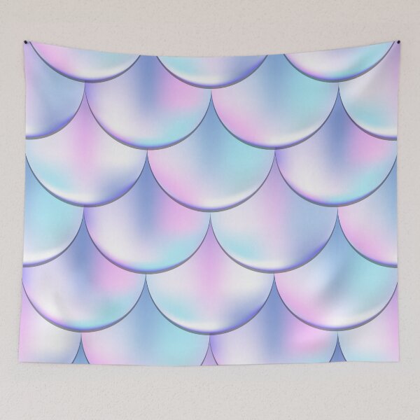 Item preview, Big Holographic Fishscale Pattern designed and sold by stylebytara.