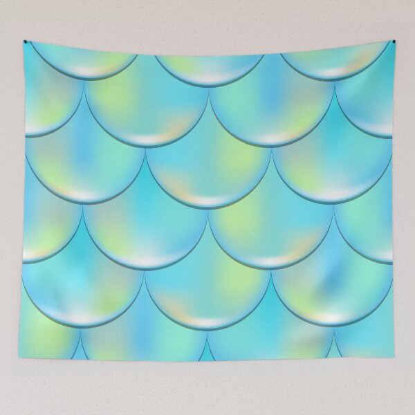 Item preview, Big Holographic Fishscale Pattern designed and sold by stylebytara.