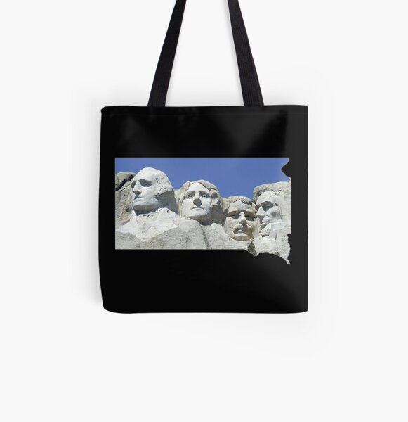South Dakota: Mount Rushmore All Over Print Tote Bag