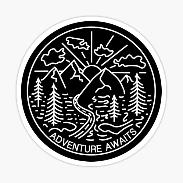 Adventure Awaits Sticker