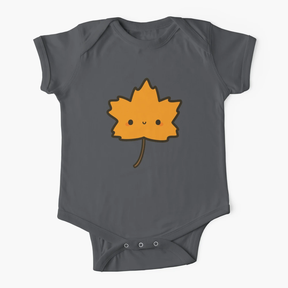 Cute autumn leaf Baby One-Piece for Sale by peppermintpopuk