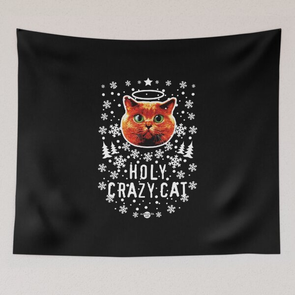 Item preview, 31 Holy Crazy Red Cat Snow Winter Cat designed and sold by Margarita-Art.