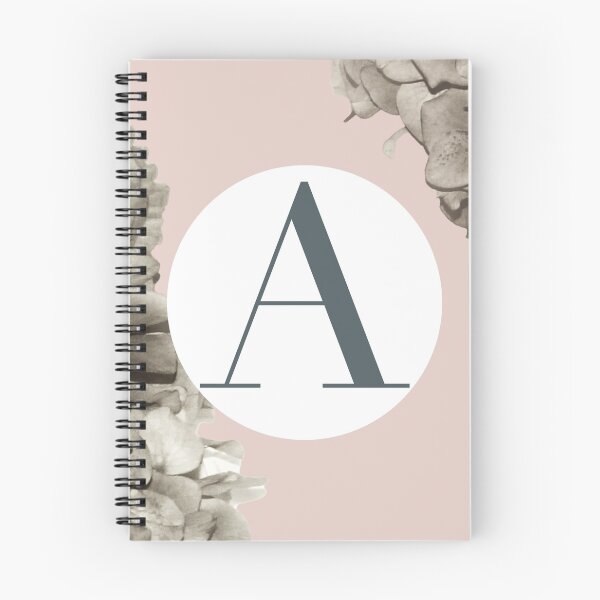 Item preview, Hydrangea Monogram Letter A designed and sold by Livy-designs.