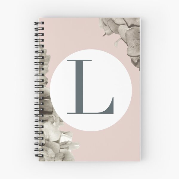 Item preview, Hydrangea Monogram Letter L designed and sold by Livy-designs.