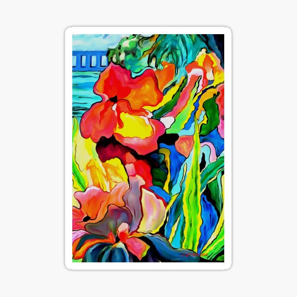 Stocksom Abstract Garden 4 Sticker