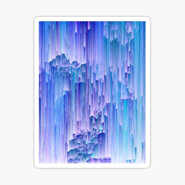 Item preview, Lunar Mist - Abstract Pixel Art designed and sold by Jennifer Walsh Design.