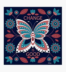 Change is Good - Winter Palette Photographic Print