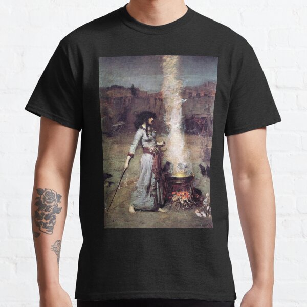 The Magic Circle. Witchcraft. John William Waterhouse. Classic T-Shirt