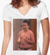 Gibby From ICarly Women's Fitted V-Neck T-Shirt