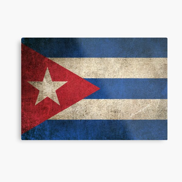 Item preview, Old and Worn Distressed Vintage Flag of Cuba designed and sold by jeff bartels.