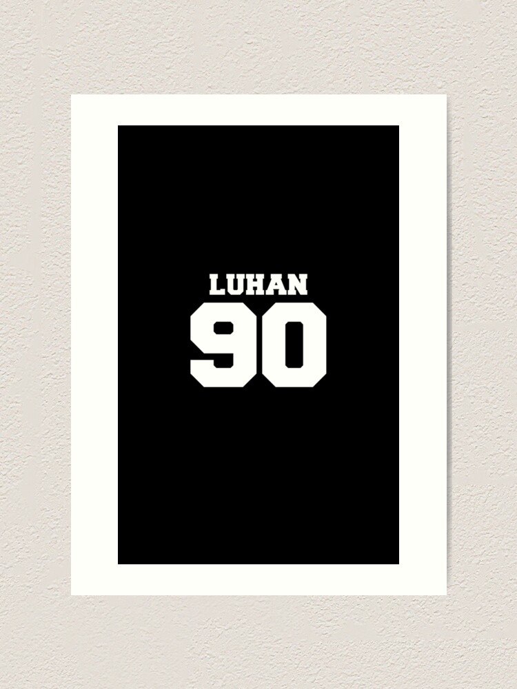 Luhan Exo 90 Football Design Exo M Art Print By Impalecki Redbubble