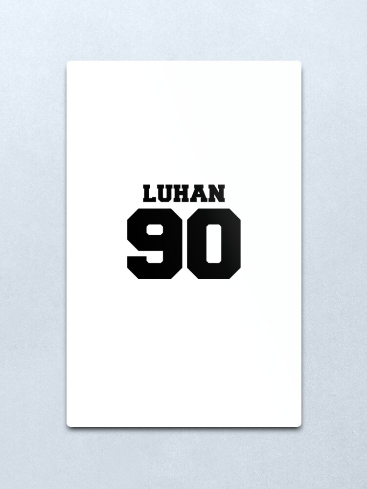 Luhan Exo 90 Football Design Exo M Metal Print By Impalecki Redbubble