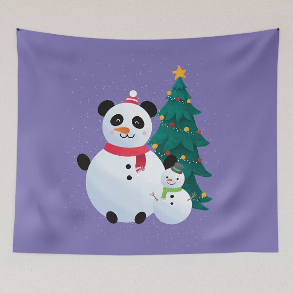 Item preview, Panda Snowman - Christmas Season designed and sold by saivi.