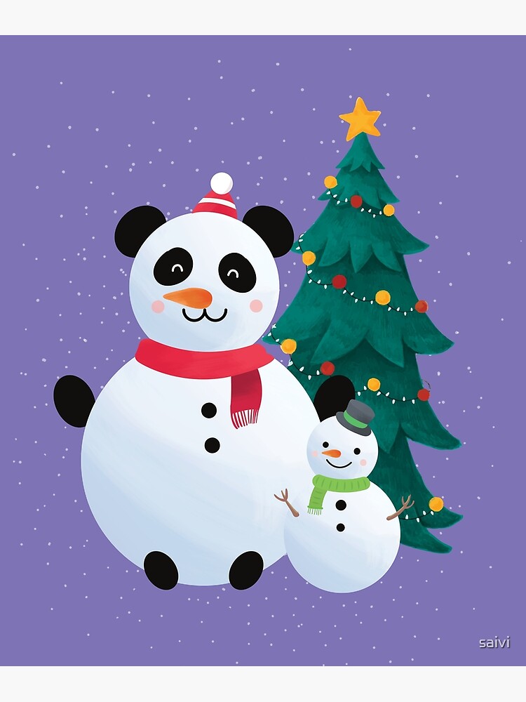 Christmas Tree With Snow Sticker - Sticker Mania