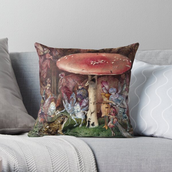 The Intruder - John Anster Fitzgerald Throw Pillow