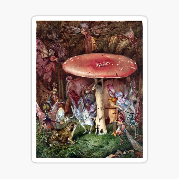The Intruder - John Anster Fitzgerald Sticker