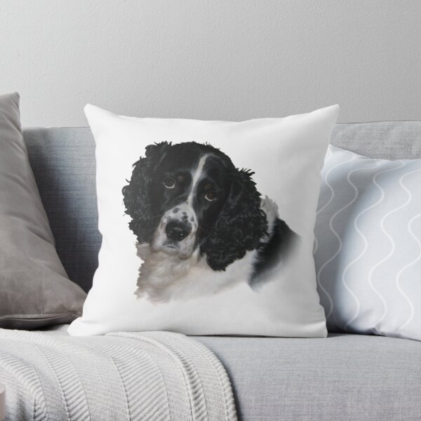 Misko - The English Springer Spaniel Throw Pillow