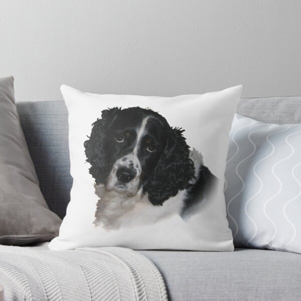 Misko - The English Springer Spaniel Throw Pillow