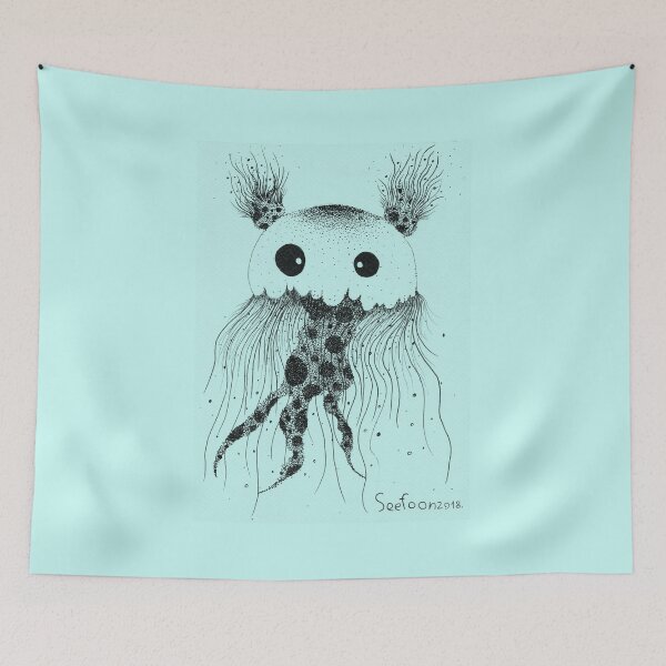 Item preview, Jellyfish drawing by see foon designed and sold by See Foon.