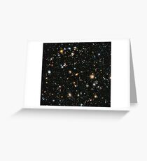 Hubble-Tiefenfeld Grußkarte