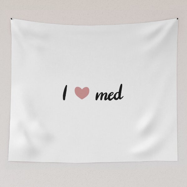 Artikelvorschau, 'I love med' mit Herz entworfen und verkauft von mifan.