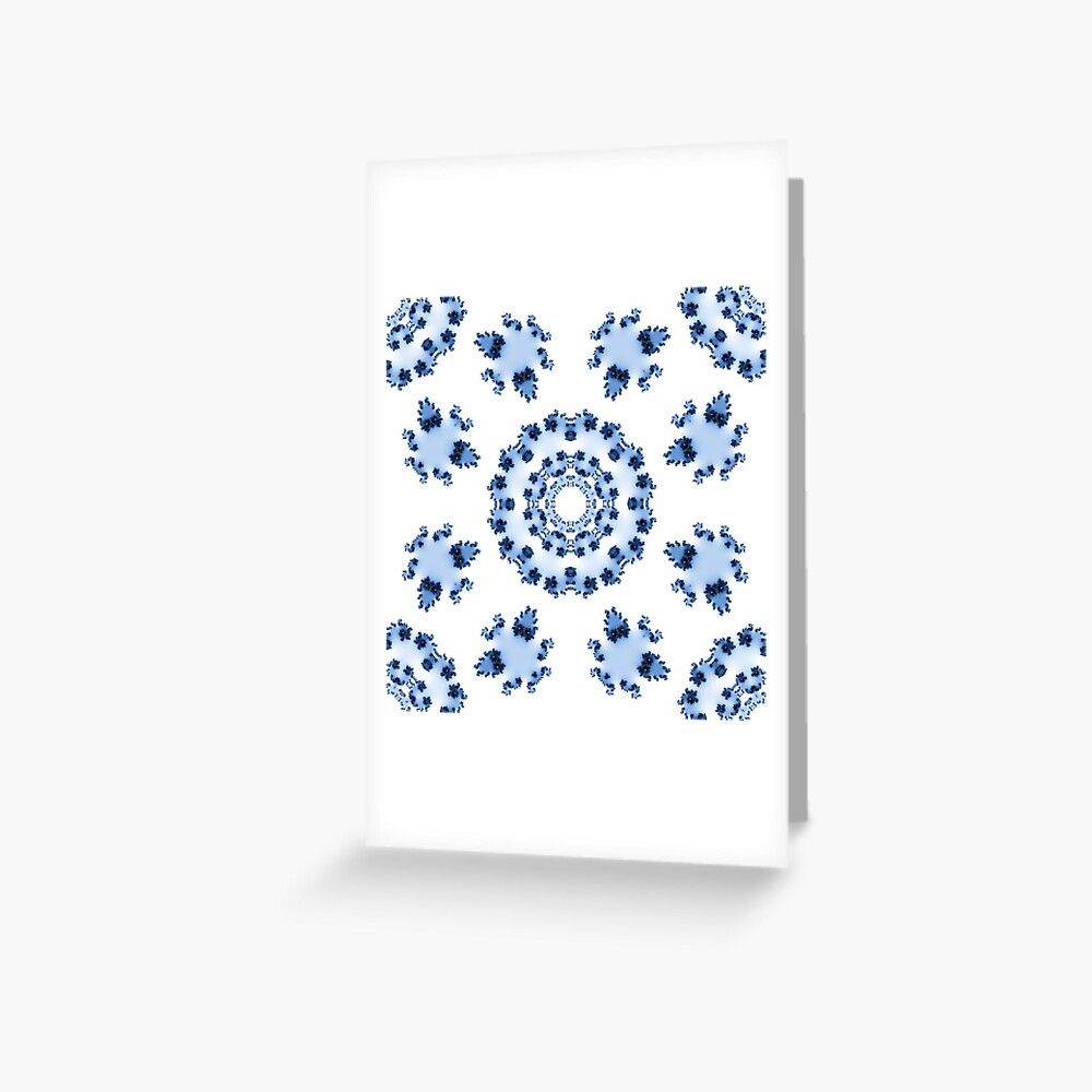Fractal Azulejo Greeting Card