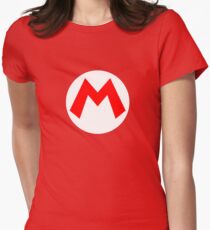 Super Mario Mario Icon Women's Fitted T-Shirt
