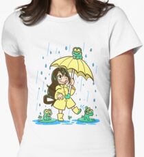 Camiseta entallada para mujer La mejor chica de rana