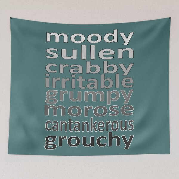 Item preview, Grouchy words designed and sold by MeyrellesMartin.