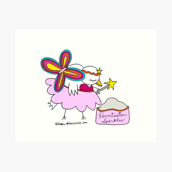 The Permission Fairy Art Print