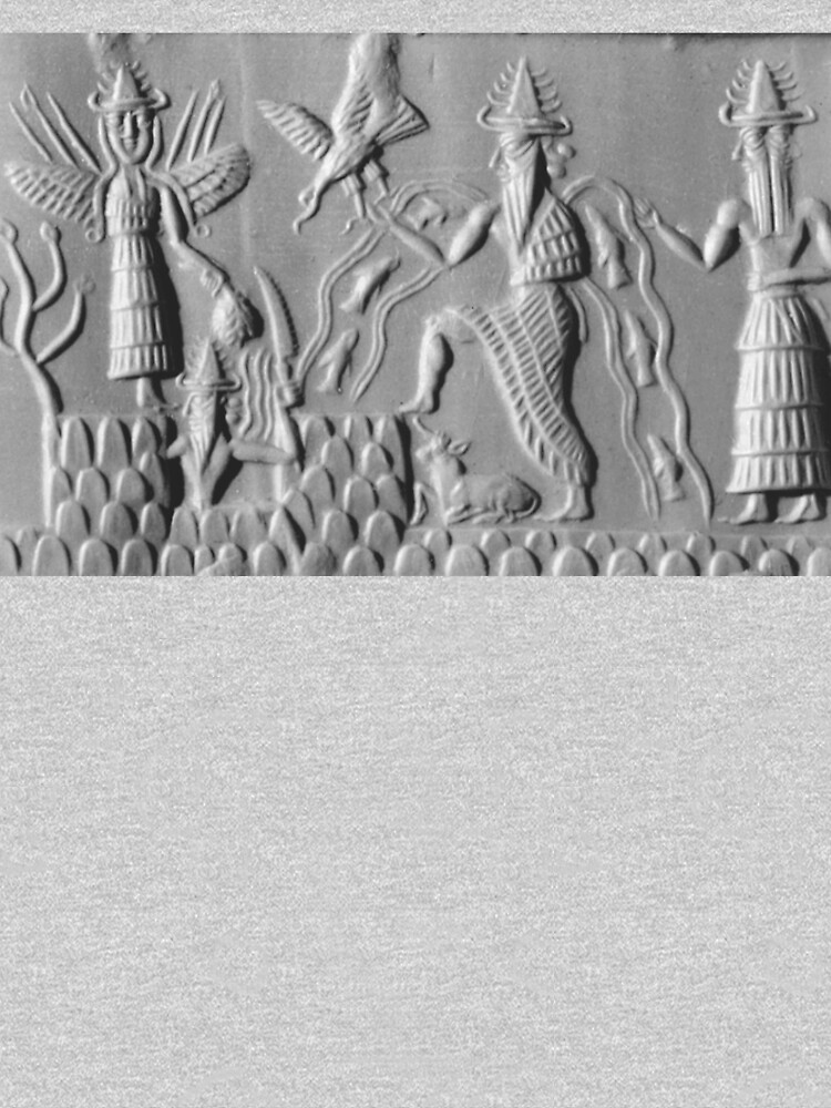 UFOs in Ancient Art. ANUNNAKI. Three members of the Anunnaki. Sumerian, Gods of the Sky. by TOMSREDBUBBLE