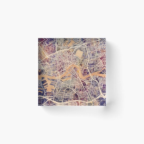 Item preview, Rotterdam Netherlands City Map designed and sold by ArtPrints.