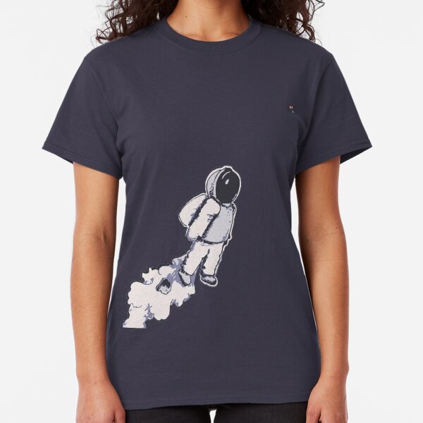 Brian The Poostronaut Evacuates To Outer Space Classic T-Shirt