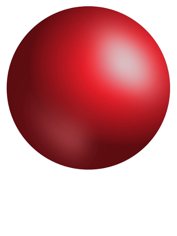 RED BALL. Sphere, Red, Rouge, 3D, Ball 