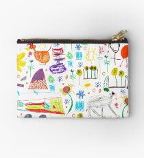 strong feathers pattern Studio Pouch