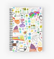 strong feathers pattern Spiral Notebook