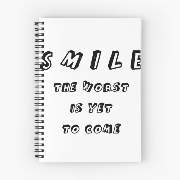 Aperçu de l'œuvre SOURIRE LE PIRE EST ENCORE À VENIR créée et vendue par alyssadesigns.
