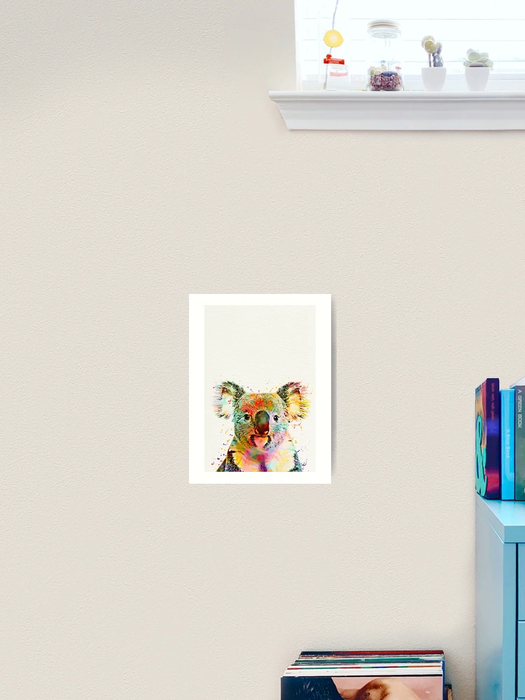 Baby Koala Art Art Print for Sale by mugdesignstudio