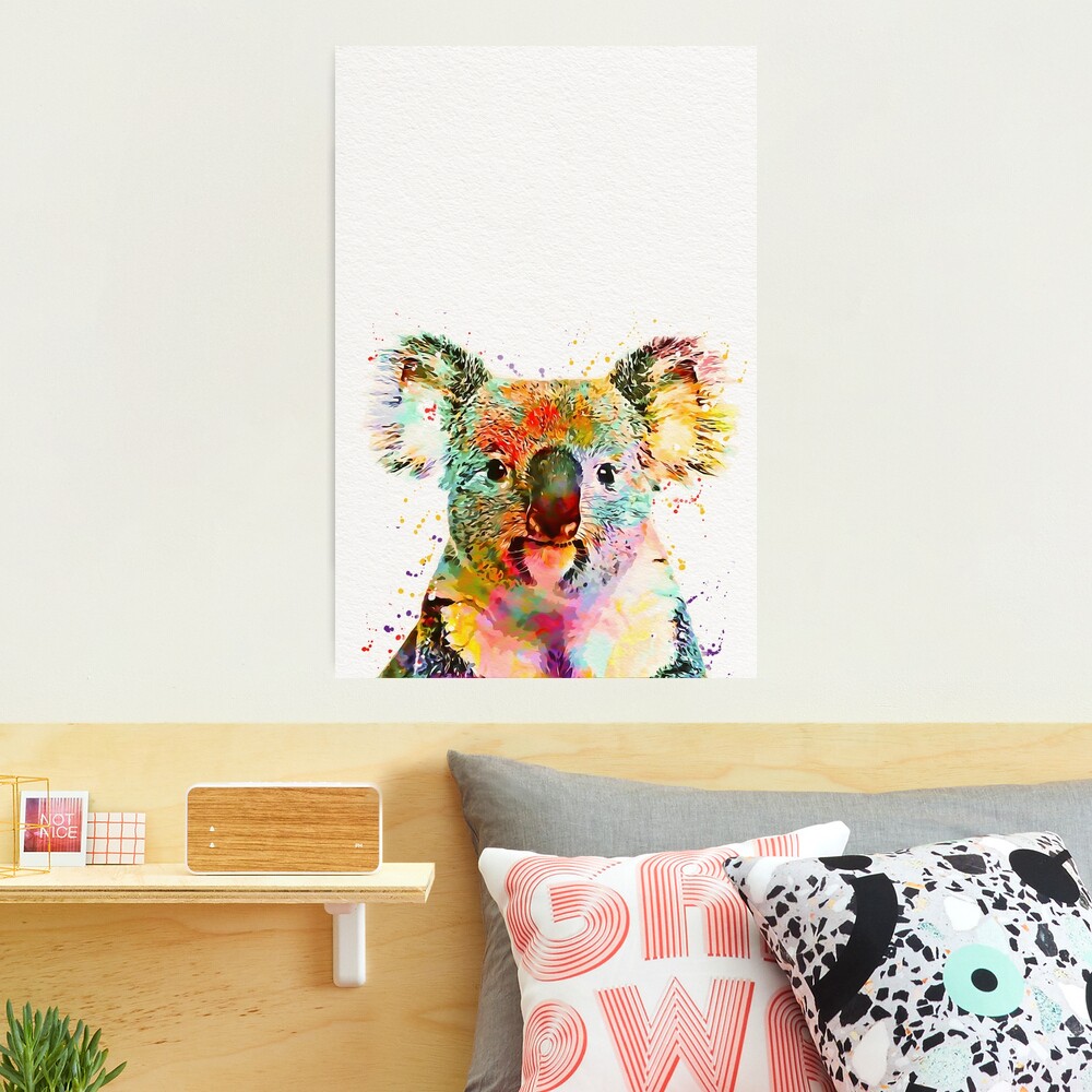 Baby Koala Art Photographic Print for Sale by mugdesignstudio