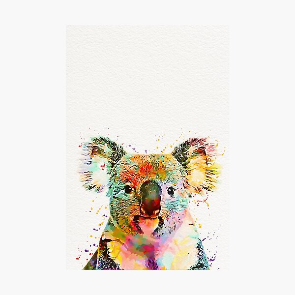 Watercolor Sweet Eyed Koala Art 14 Kids T-Shirt for Sale by FutureModelArt