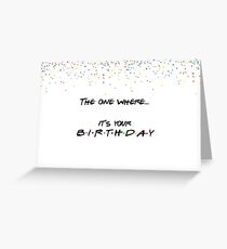 Friends birthday card Greeting Card
