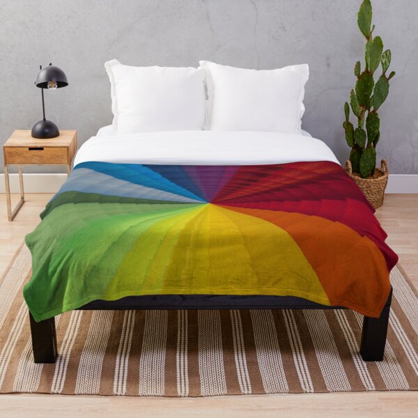 Item preview, Patrón radial de colores del arco iris designed and sold by WesternExposure.