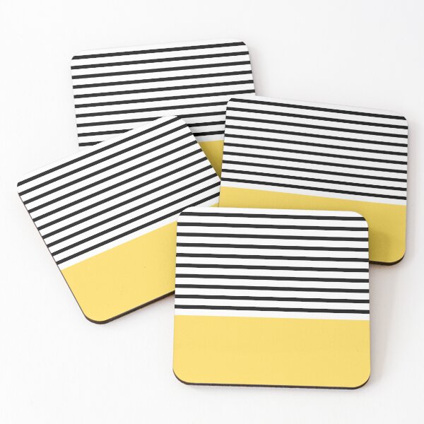 Item preview, Black Stripes Above Mustard Yellow designed and sold by rewstudio.