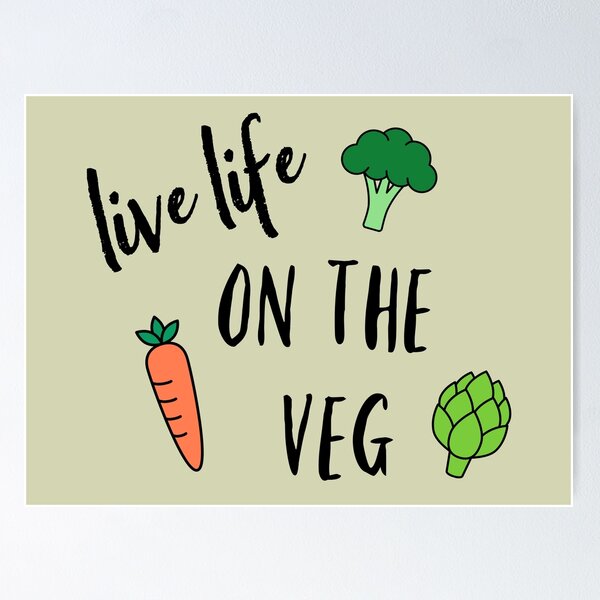Item preview, Live Life on the Veg designed and sold by nyah14.